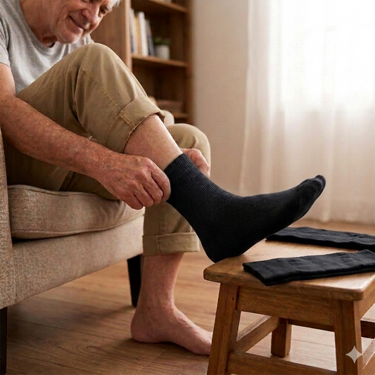 Calcetines para Diabéticos negro