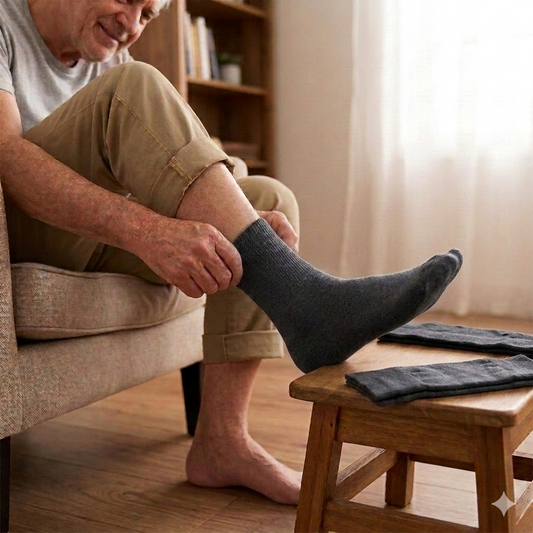 Calcetines para Diabéticos gris