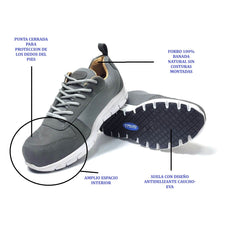 Zapatilla para Diabético