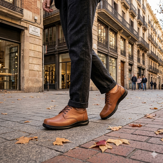 Zapato Diabético Con Cordón Wisky